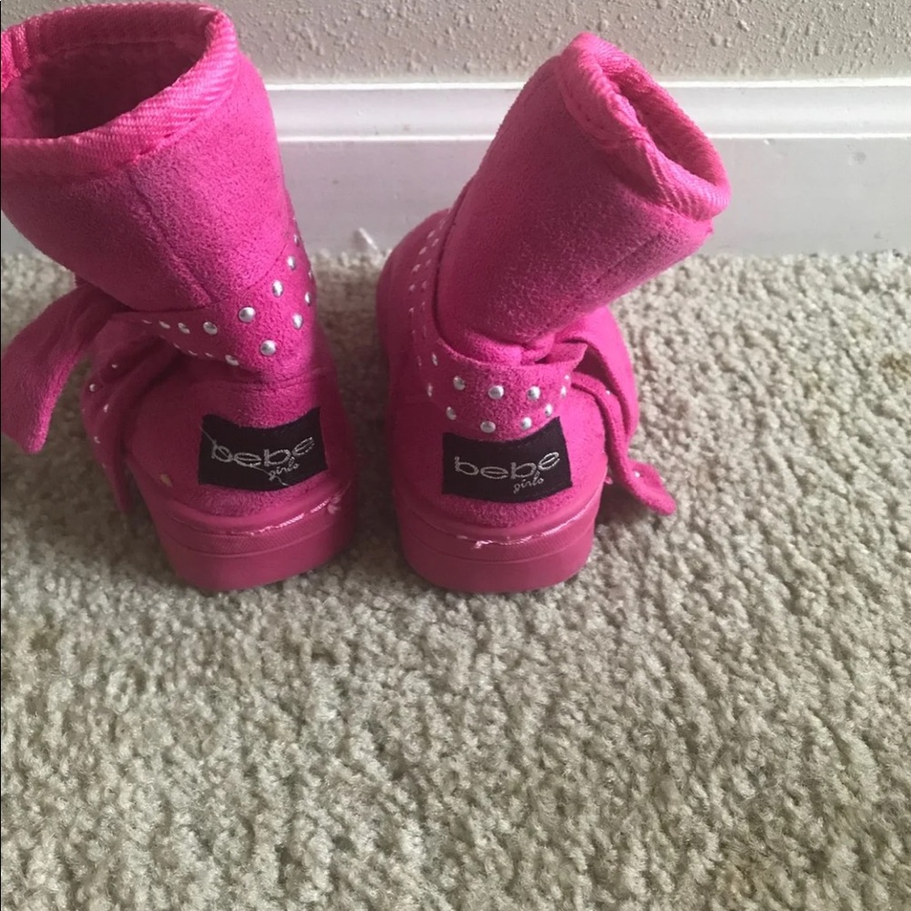 Bebe pink boot for kids